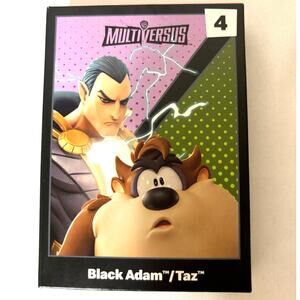 2024 McDonald's Multiversus Black Adam/Taz Tin w/ Puzzle Happy Meal Toy NIP #4